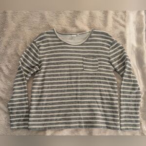 Women's Gap Striped Long Sleeve Top